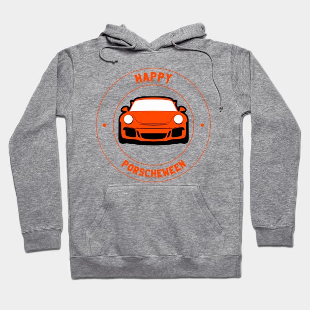 Happy Halloween Porsche 911 Porscheween Hoodie by Carsncoolstuff